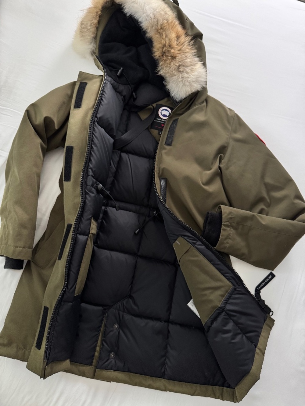 Canada Goose Victoria Parka Military Green Women’s Small